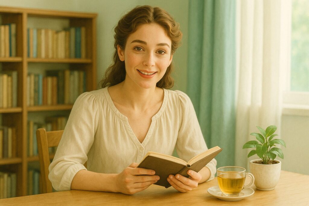 ヴィーガン職と睡眠についてよくある疑問に答える女性