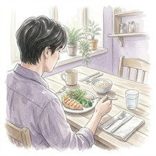 体調や栄養バランスの問題からヴィーガンをやめたイメージ画像