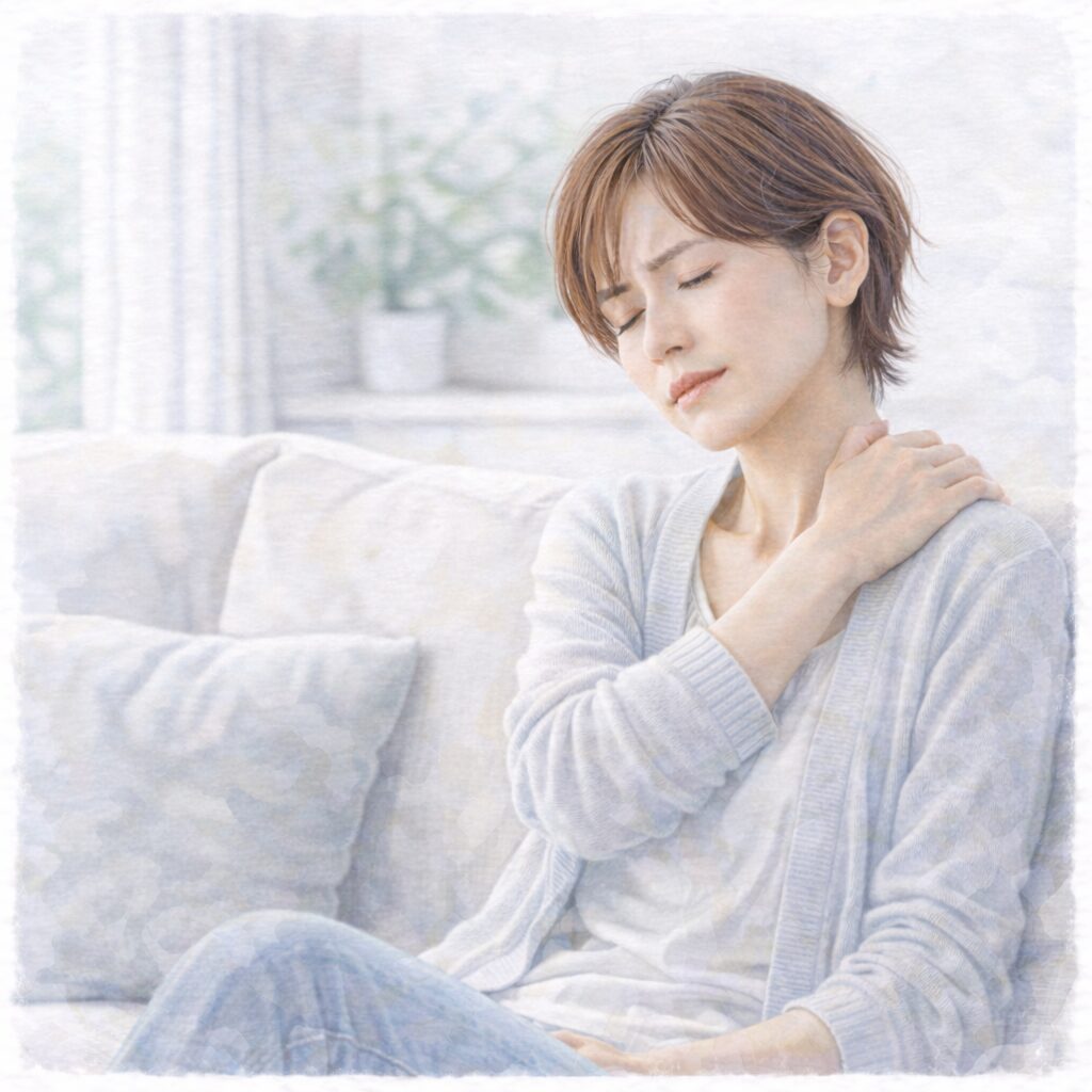 疲れや体調不良で老けたと感じやすい女性のイメージ｜栄養不足だけが原因ではないという視点