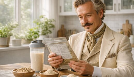 ソイプロテイン女性おすすめ商品を成分で比較する40代男性のイメージ写真