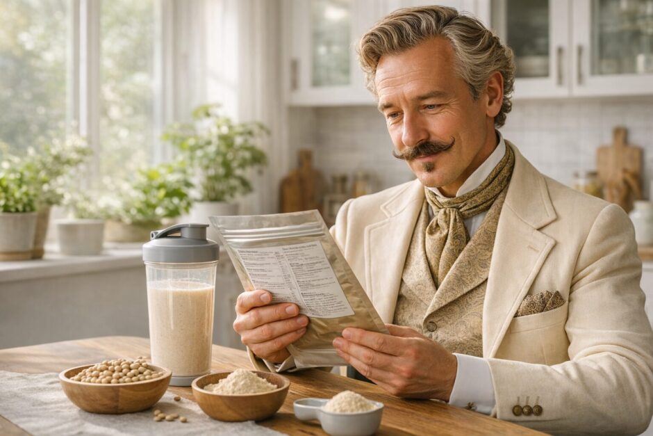 ソイプロテイン女性おすすめ商品を成分で比較する40代男性のイメージ写真