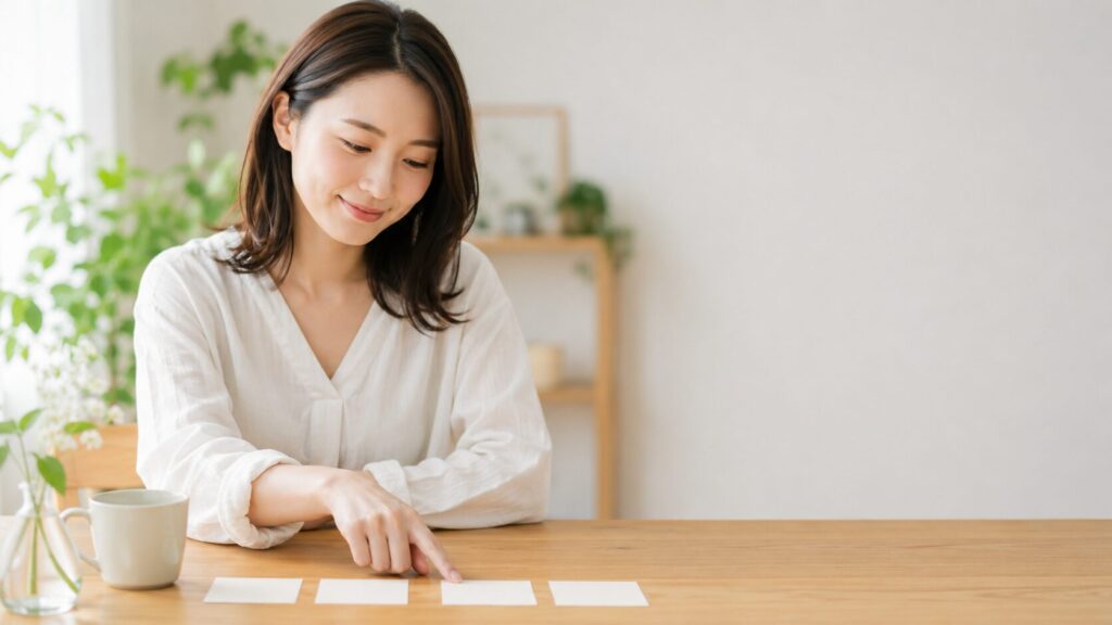 自分に合う宅配サービスを選ぶ女性