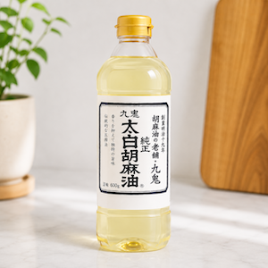 九鬼 太白純正胡麻油のボトル