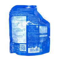 海へ…洗剤の詰替パックのうら面。成分表示に界面活性剤16%・純水80%以上、由来植物と産地が書かれている